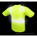 Stripe Safety Work Wear 100% Polyester Slim Fit Camisetas reflectantes de polo